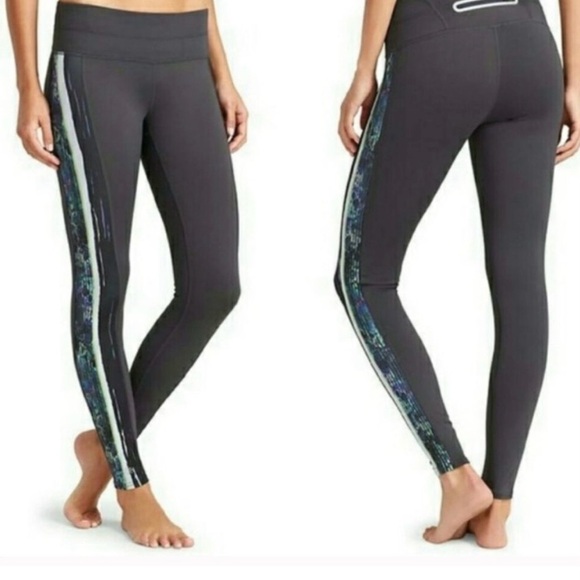 Athleta Pants - Athleta Swipe Sonar Tights Flint Gray leggings size small
